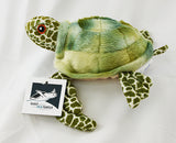 8" Realistic Eco-Friendly Sea Turtle Plushie